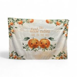 Two little cuties baby shower set